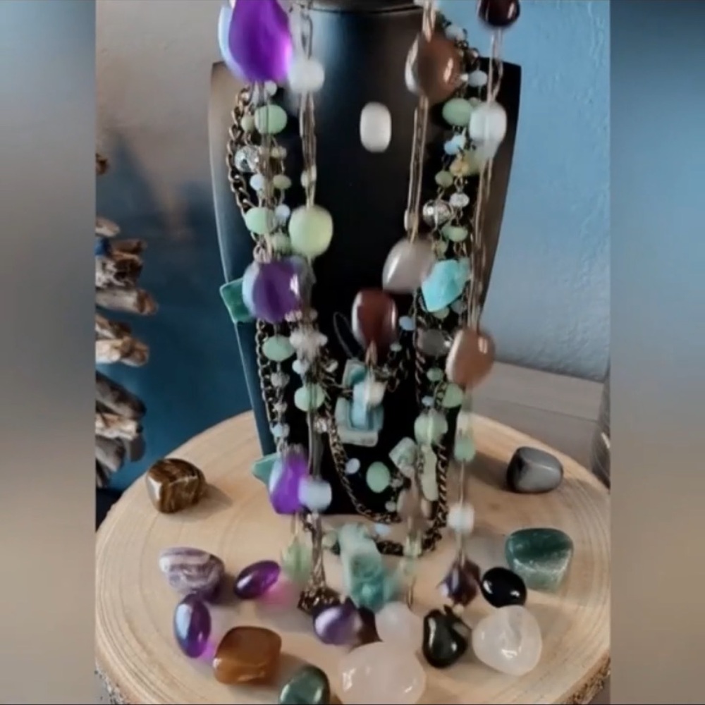 💎RANDOM PULLS OF GEMSTONE/NATURAL STONE BRACELET/NECKLACE & MORE GEMZ💎 - Picture 3 of 4